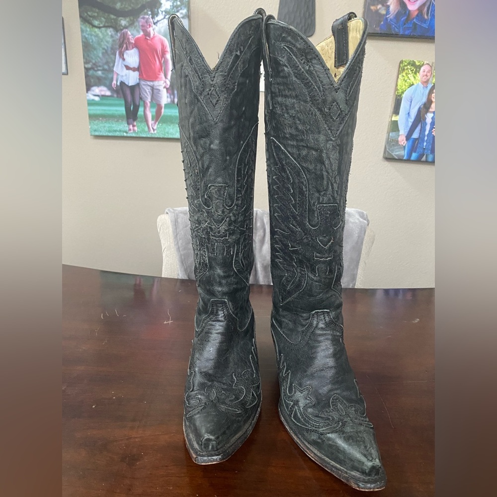 COPY - Corral black tall boots